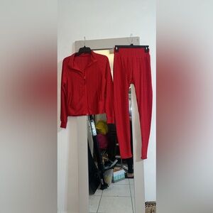 Two piece workout or lounge set